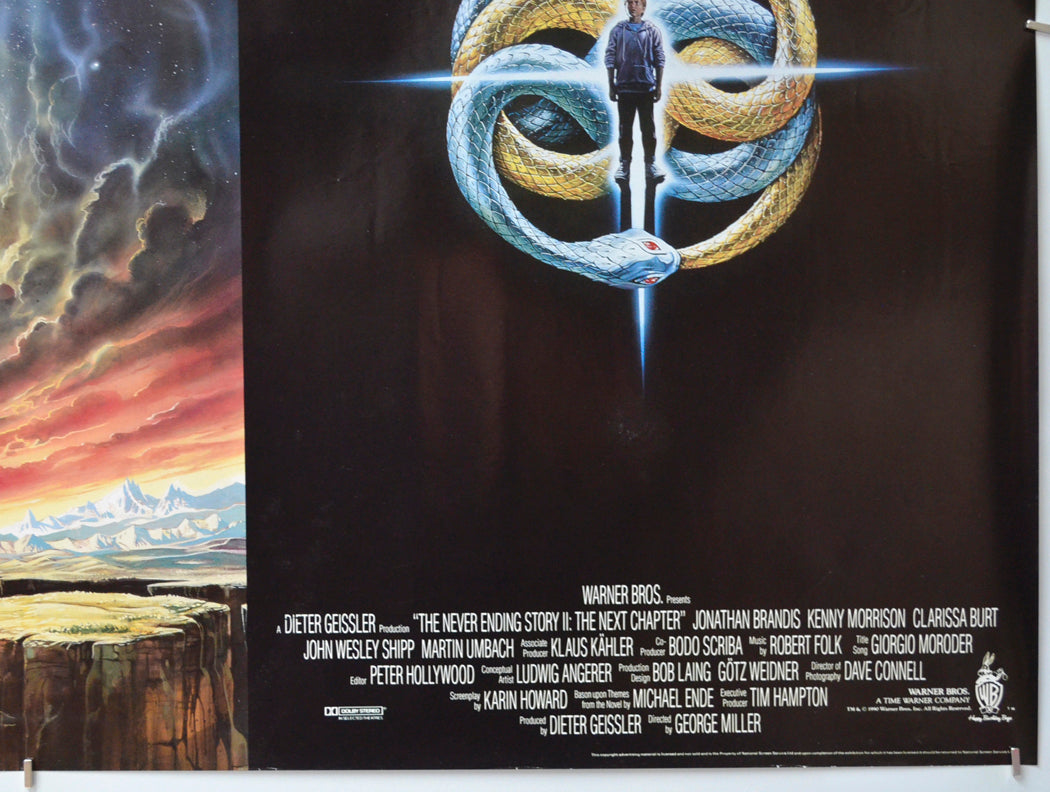 NEVER ENDING STORY II : THE NEXT CHAPTER (Bottom Right) Cinema Quad Movie Poster 