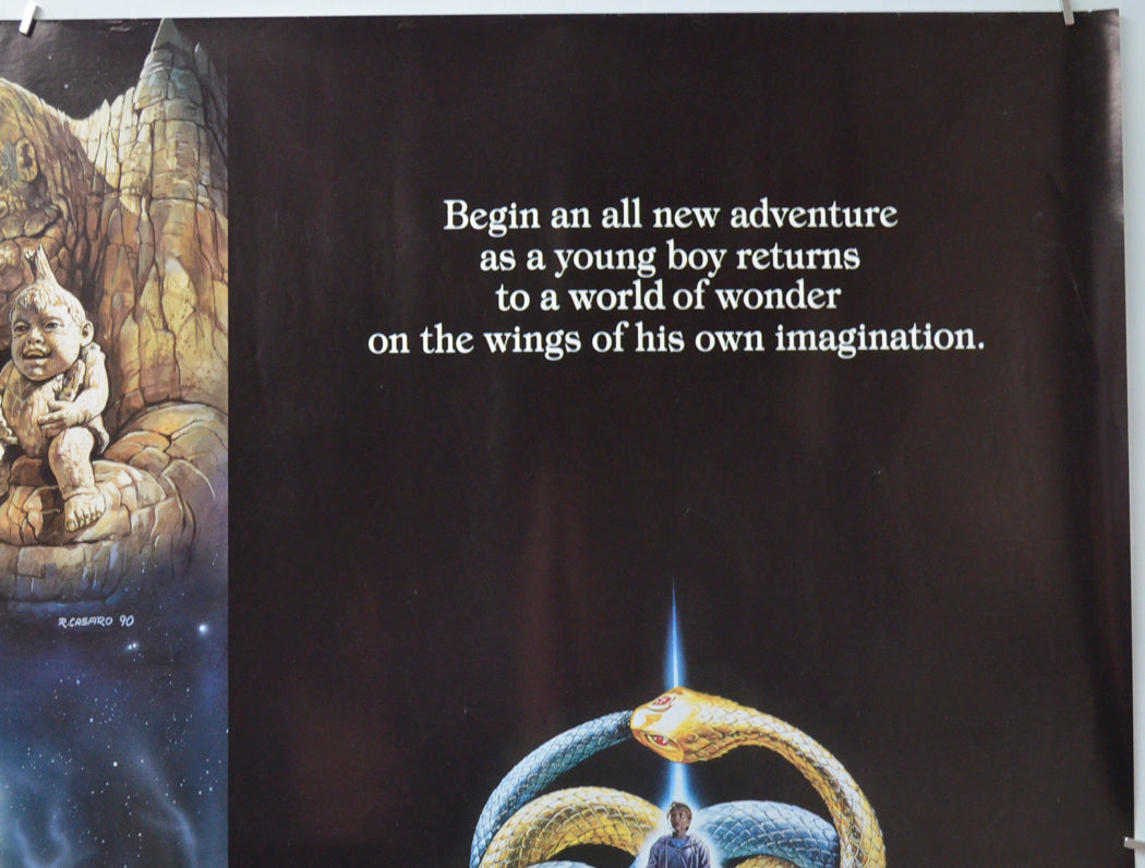 NEVER ENDING STORY II : THE NEXT CHAPTER (Top Right) Cinema Quad Movie Poster 