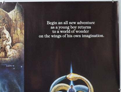 NEVER ENDING STORY II : THE NEXT CHAPTER (Top Right) Cinema Quad Movie Poster 