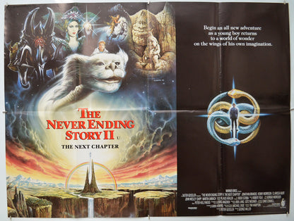 Never Ending Story II Original Quad Poster - Film Poster - Movie Poster