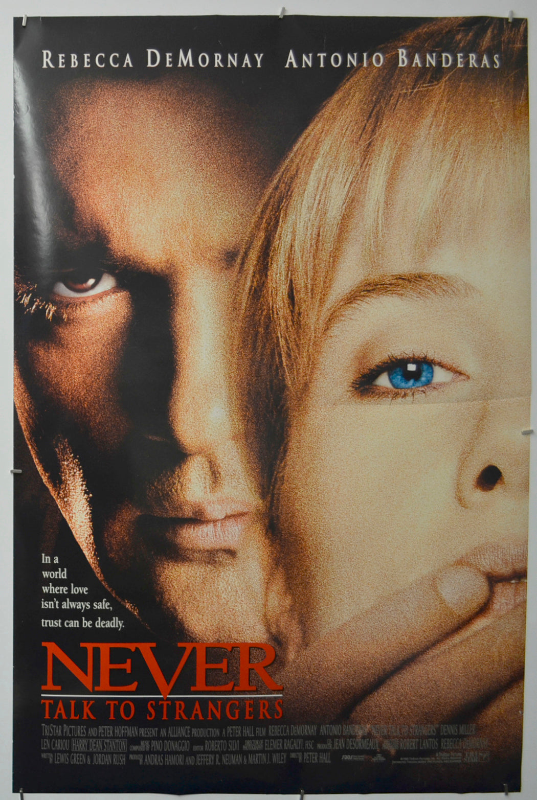 Never Talk To Strangers  Original One Sheet Poster - Film Poster - Movie Poster