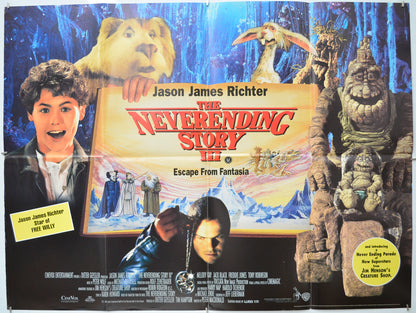 The Never Ending Story III (a.k.a. The Neverending Story 3)  - Original Quad Poster - Film Poster - Movie Poster