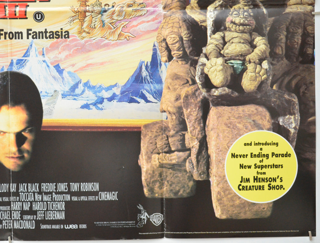 THE NEVER ENDING STORY III (Bottom Right) Cinema Quad Movie Poster 