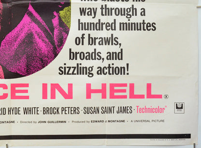 New Face In Hell (Bottom Right) Cinema Quad Movie Poster 