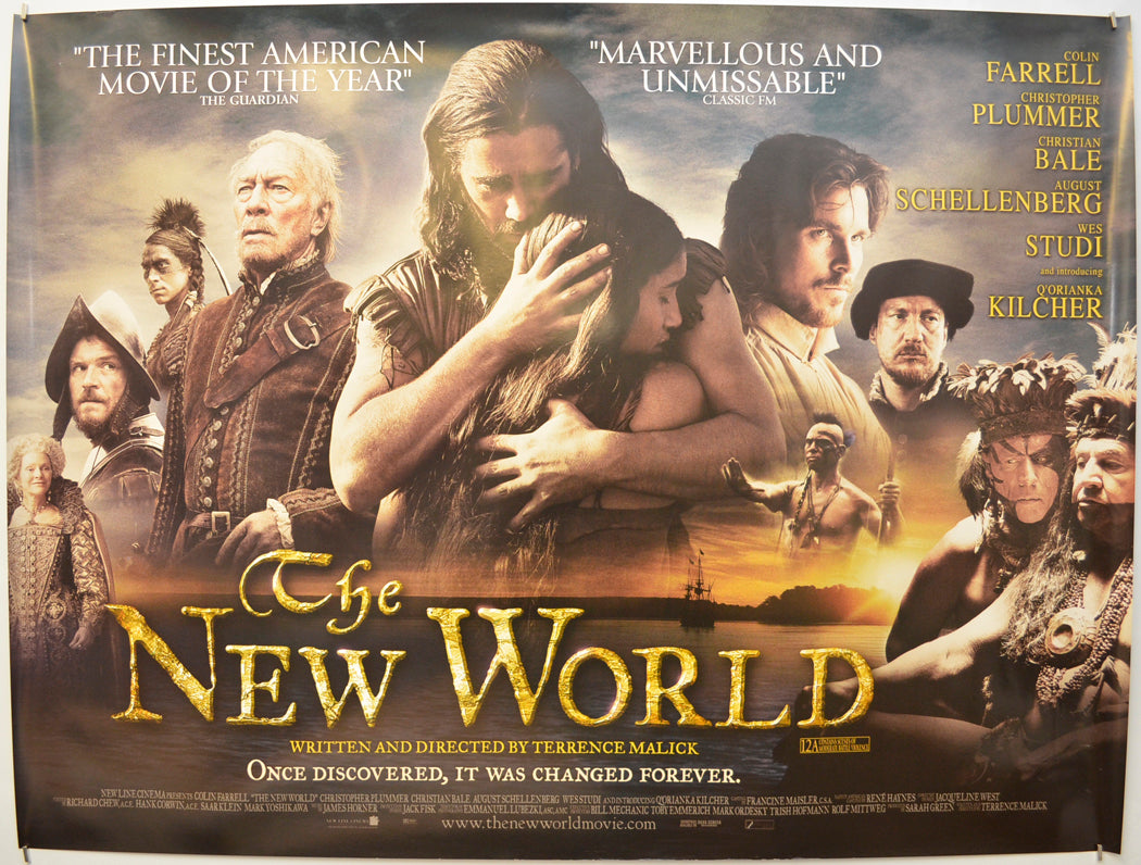 The New World Original Quad Poster - Film Poster - Movie Poster  