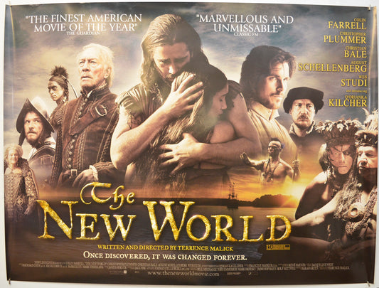 The New World Original Quad Poster - Film Poster - Movie Poster  