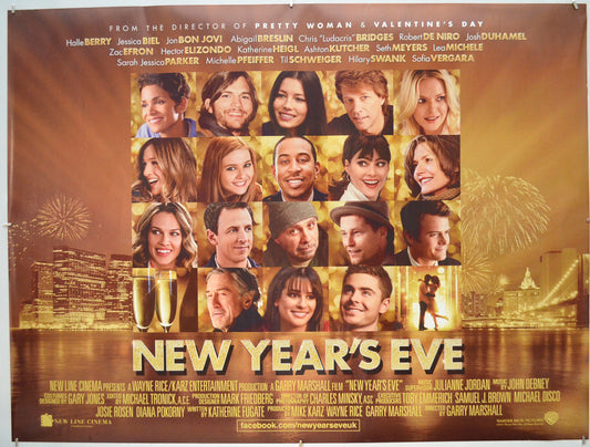 New Year’s Eve Original Quad Poster - Film Poster - Movie Poster