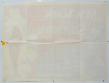 New York Calling Superdragon (Back) Cinema Quad Movie Poster 