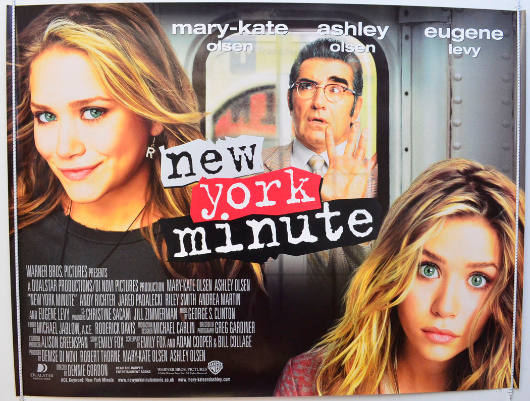 New York Minute Original British Quad Poster - Film Poster - Movie Poster 