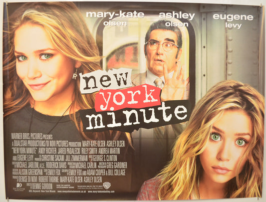 New York Minute Original Quad Poster - Film Poster - Movie Poster  