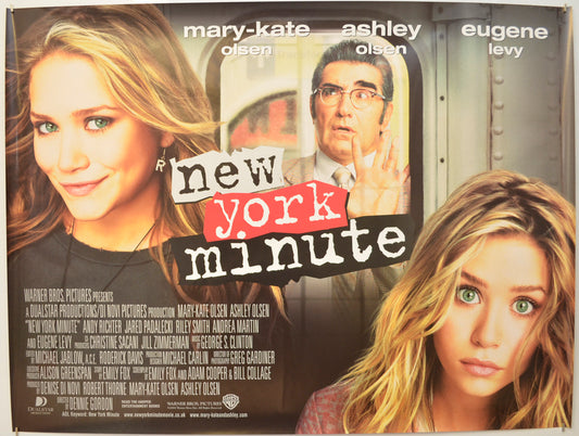 New York Minute Original Quad Poster - Film Poster - Movie Poster  