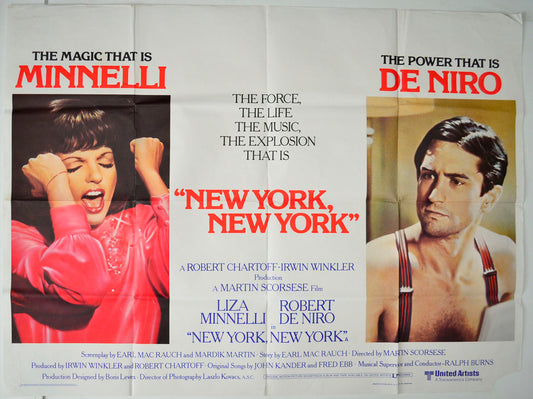 New York New York Original British Quad Poster - Movie Poster