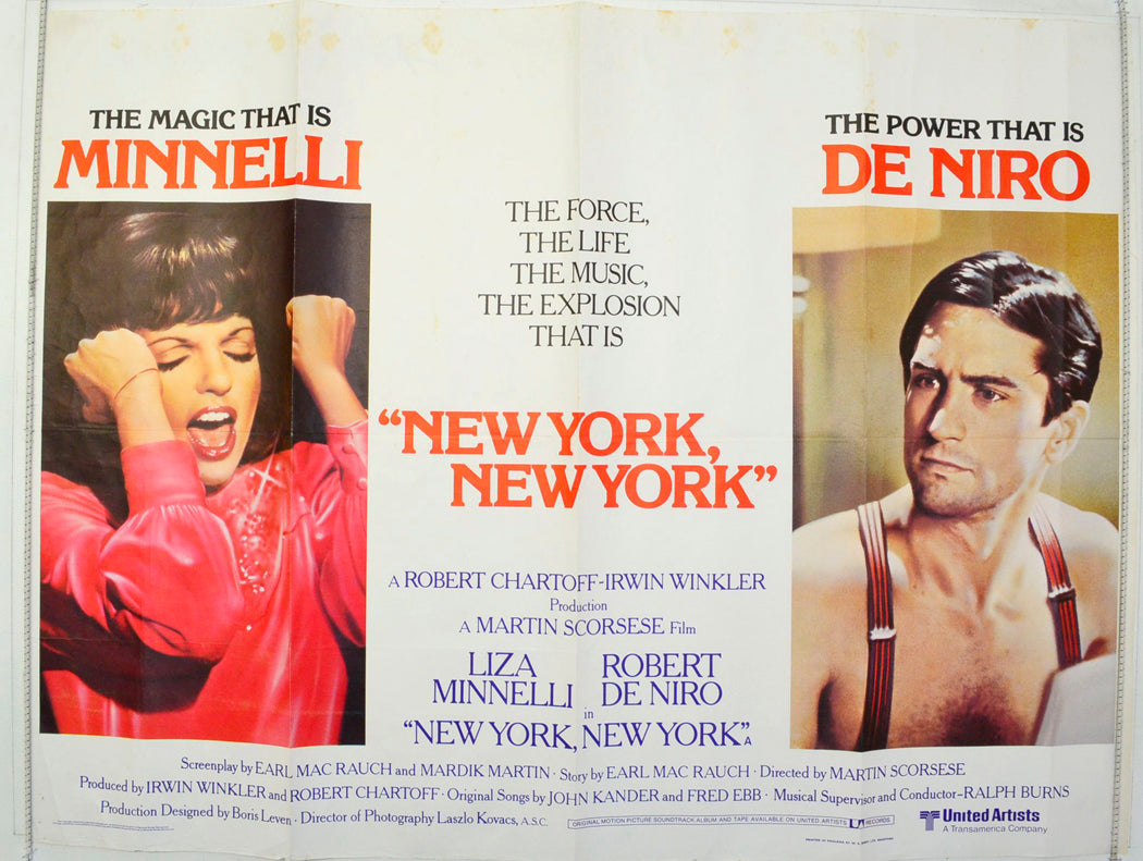 New York New York  Original British Quad Poster - Film Poster - Movie Poster