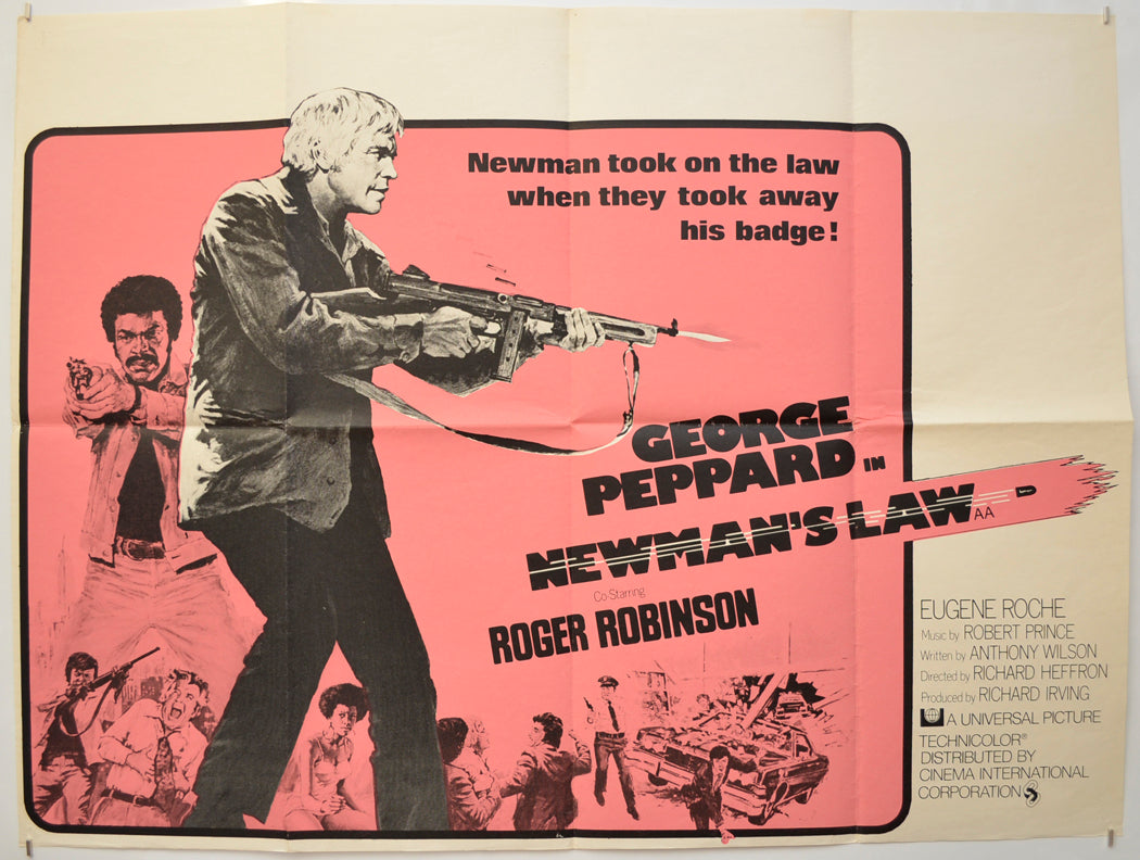 Newman’s Law Original Quad Poster - Film Poster - Movie Poster