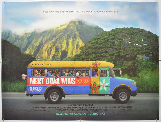 Next Goal Wins (Teaser / Advance Version) Original Quad Poster - Film Poster - Movie Poster 