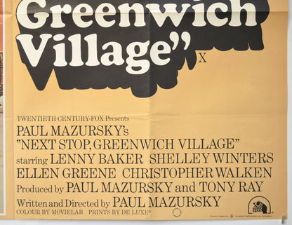 NEXT STOP GREENWICH VILLAGE (Bottom Right) Cinema Quad Movie Poster 