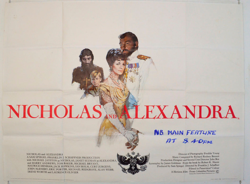 Nicholas And Alexandra  Original British Quad Poster - Film Poster - Movie Poster