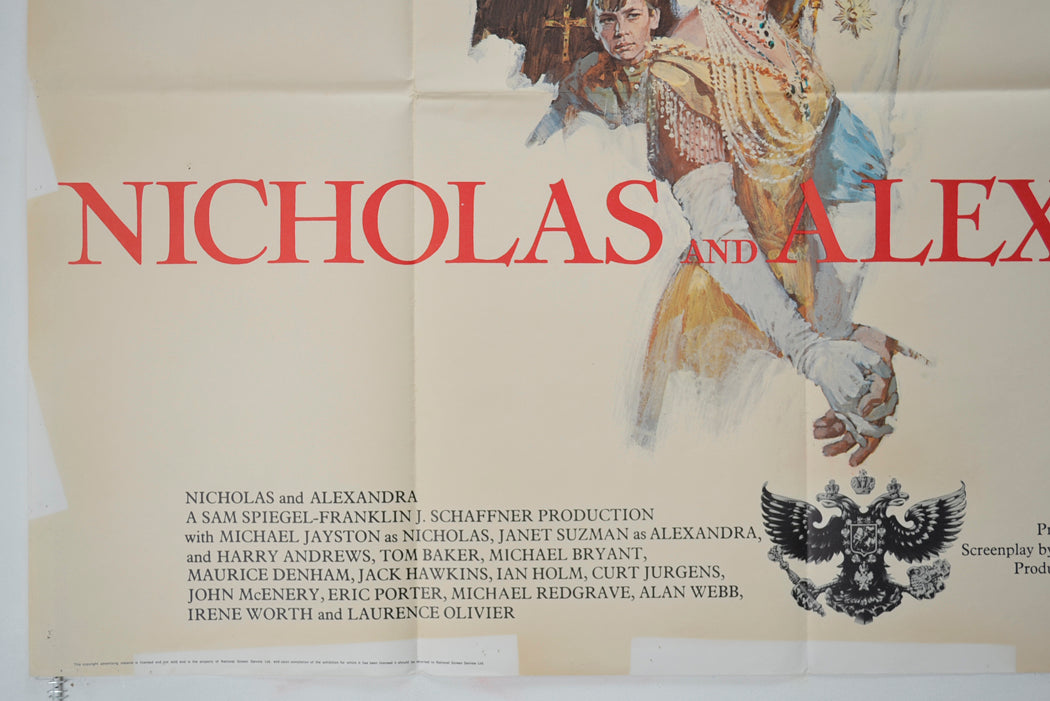 NICHOLAS AND ALEXANDRA (Bottom Left) Cinema Quad Movie Poster 