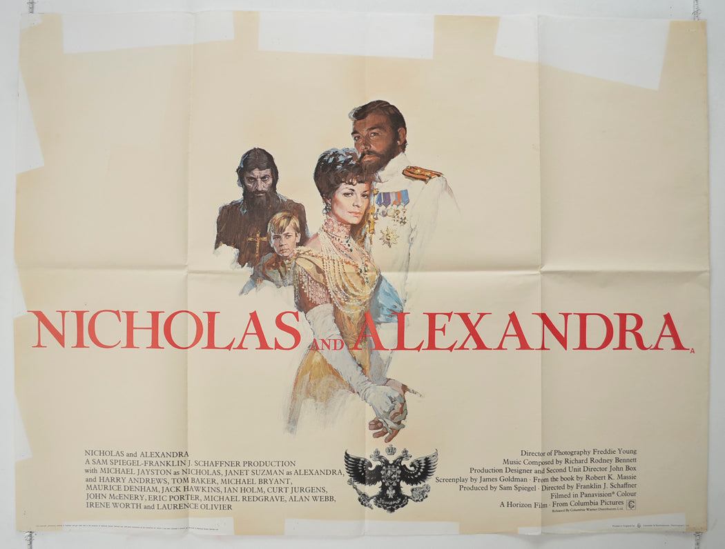 Nicholas And Alexandra   Original Quad Poster - Film Poster - Movie Poster 