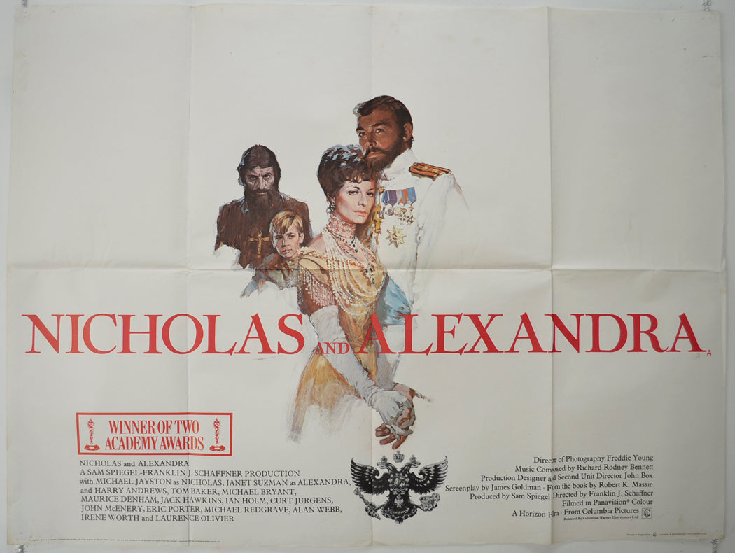 Nicholas And Alexandra  Original Quad Poster - Film Poster - Movie Poster 