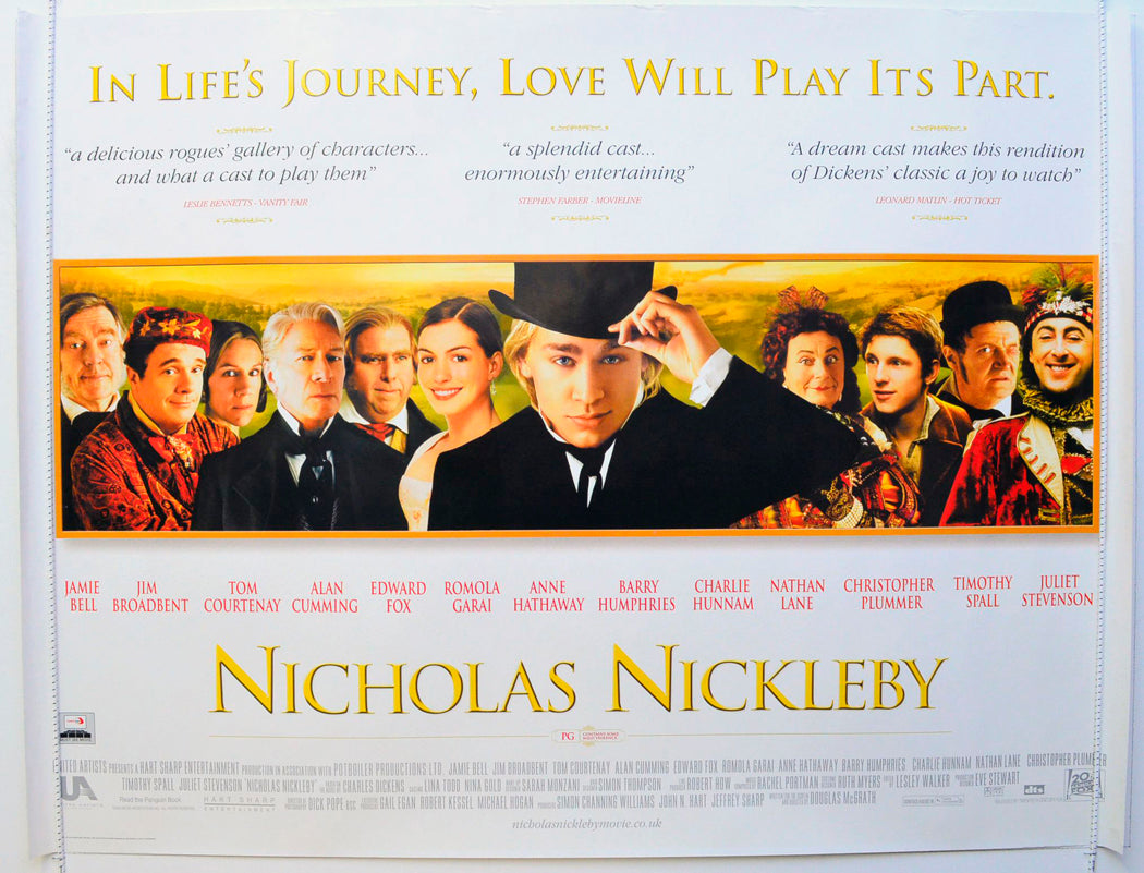 Nicholas Nickleby Original British Quad Poster - Film Poster - Movie Poster 