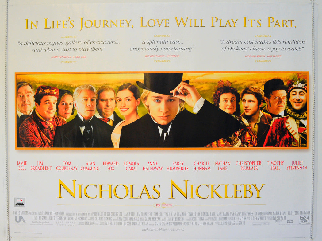 Nicholas Nickleby  Original British Quad Poster - Film Poster - Movie Poster 