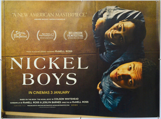 Nickel Boys - Original Quad Poster - Film Poster - Movie Poster