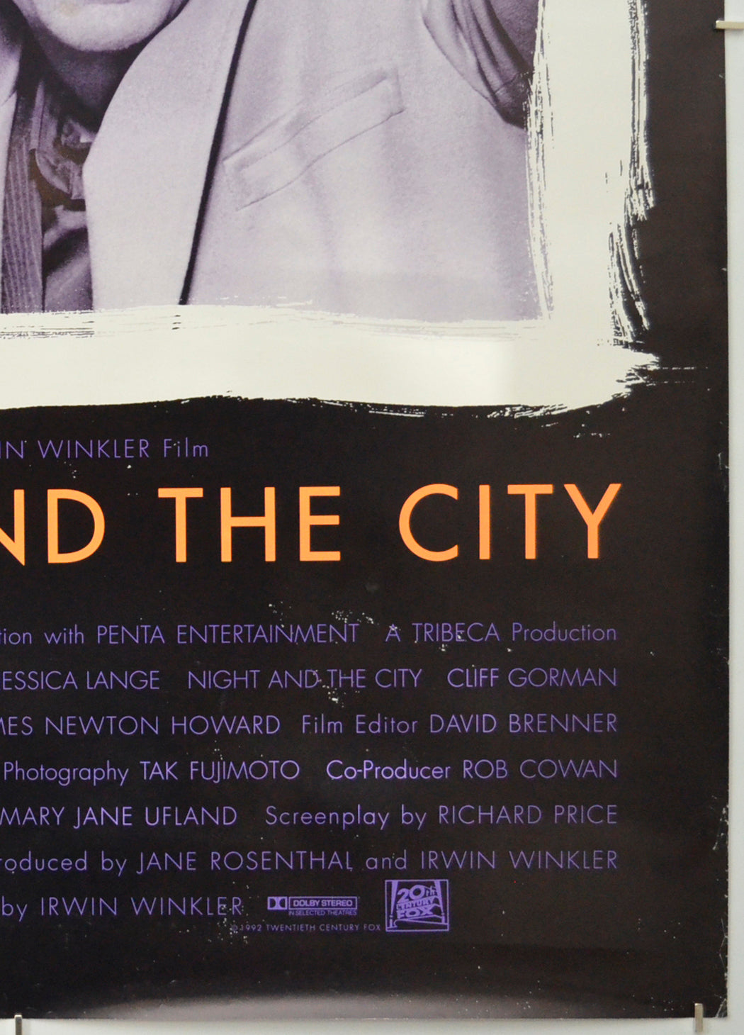 NIGHT AND THE CITY (Bottom Right) Cinema One Sheet Movie Poster 