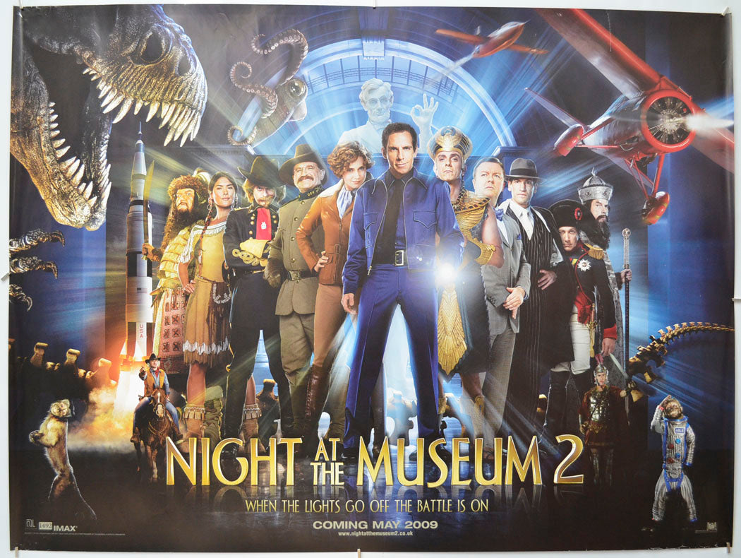 Night At The Museum 2 (Teaser / Advance Version)  Original Quad Poster - Film Poster - Movie Poster