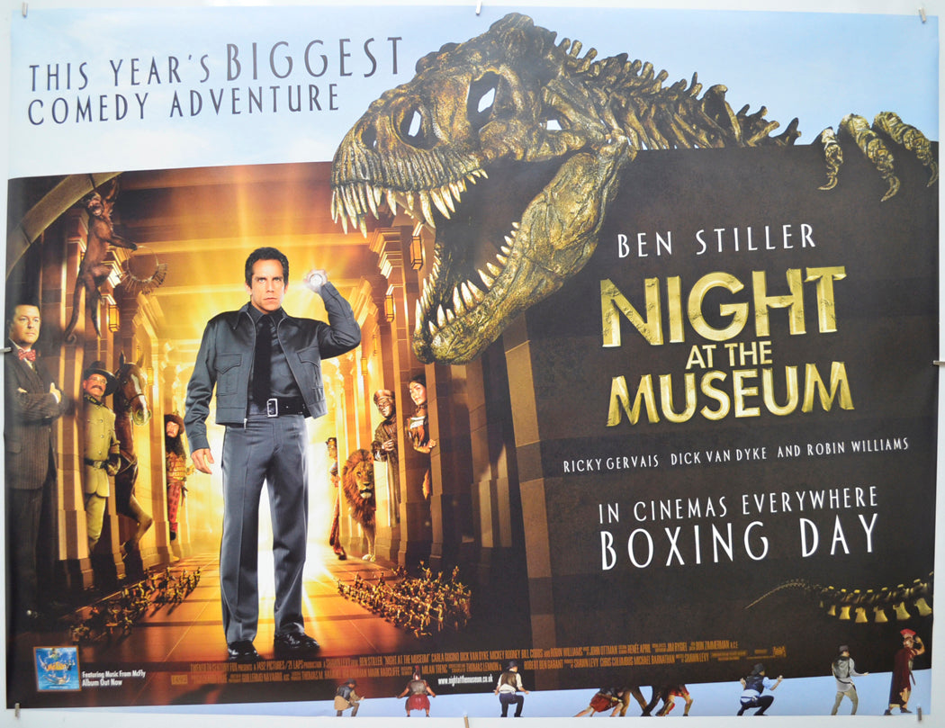 Night At The Museum Original Quad Poster - Film Poster - Movie Poster