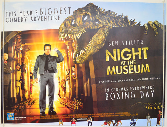 Night At The Museum Original Quad Poster - Film Poster - Movie Poster  