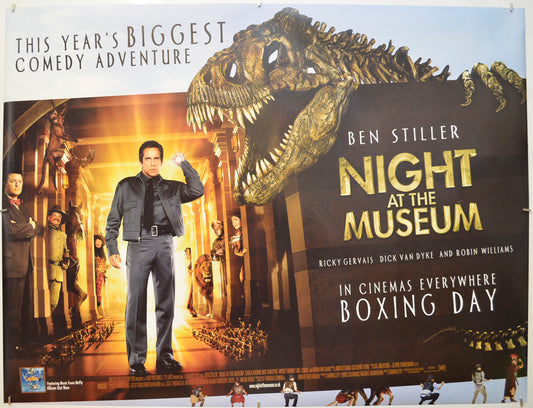 Night At The Museum Original Quad Poster - Film Poster - Movie Poster