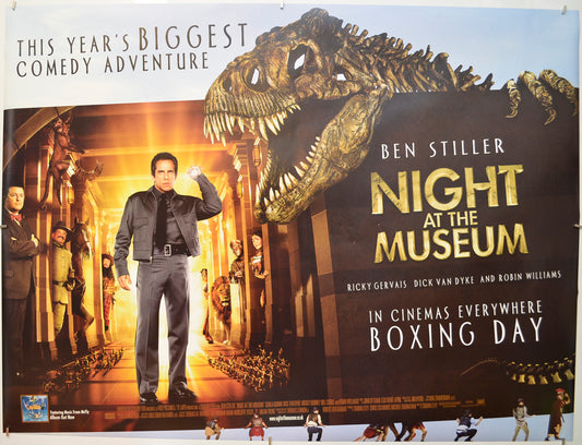 Night At The Museum Original Quad Poster - Film Poster - Movie Poster