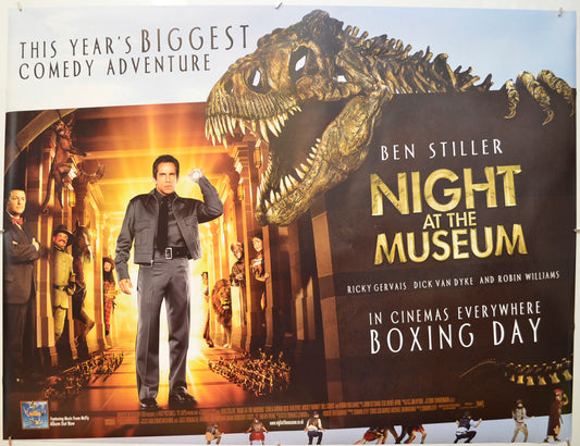 Night At The Museum Original Quad Poster - Film Poster - Movie Poster