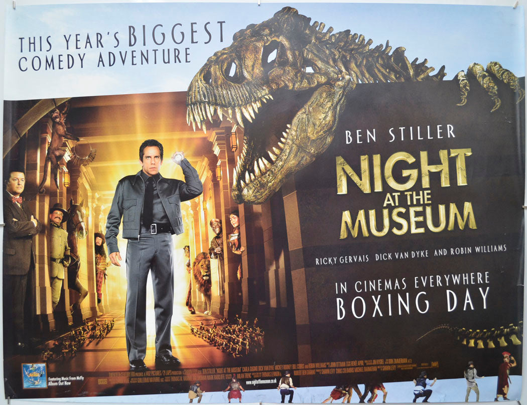 Night At The Museum Original Quad Poster - Film Poster - Movie Poster