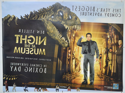 Night At The Museum (Back) Cinema Quad Movie Poster 