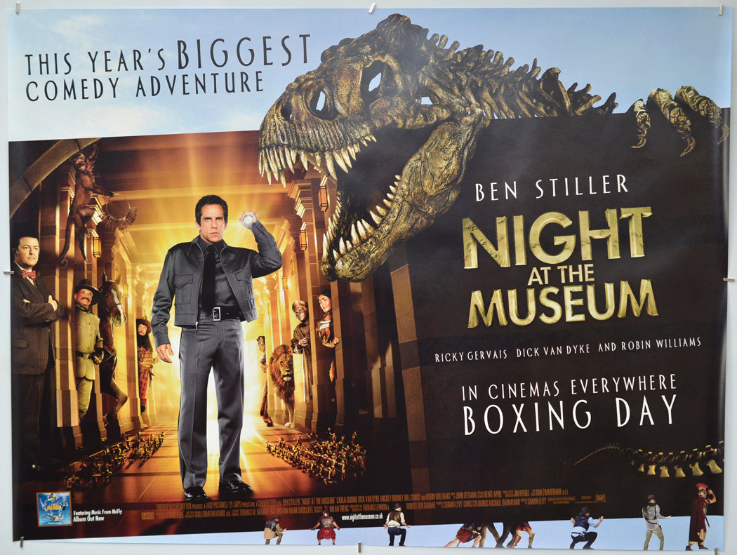 Night At The Museum - Original Quad Poster - Film Poster - Movie Poster