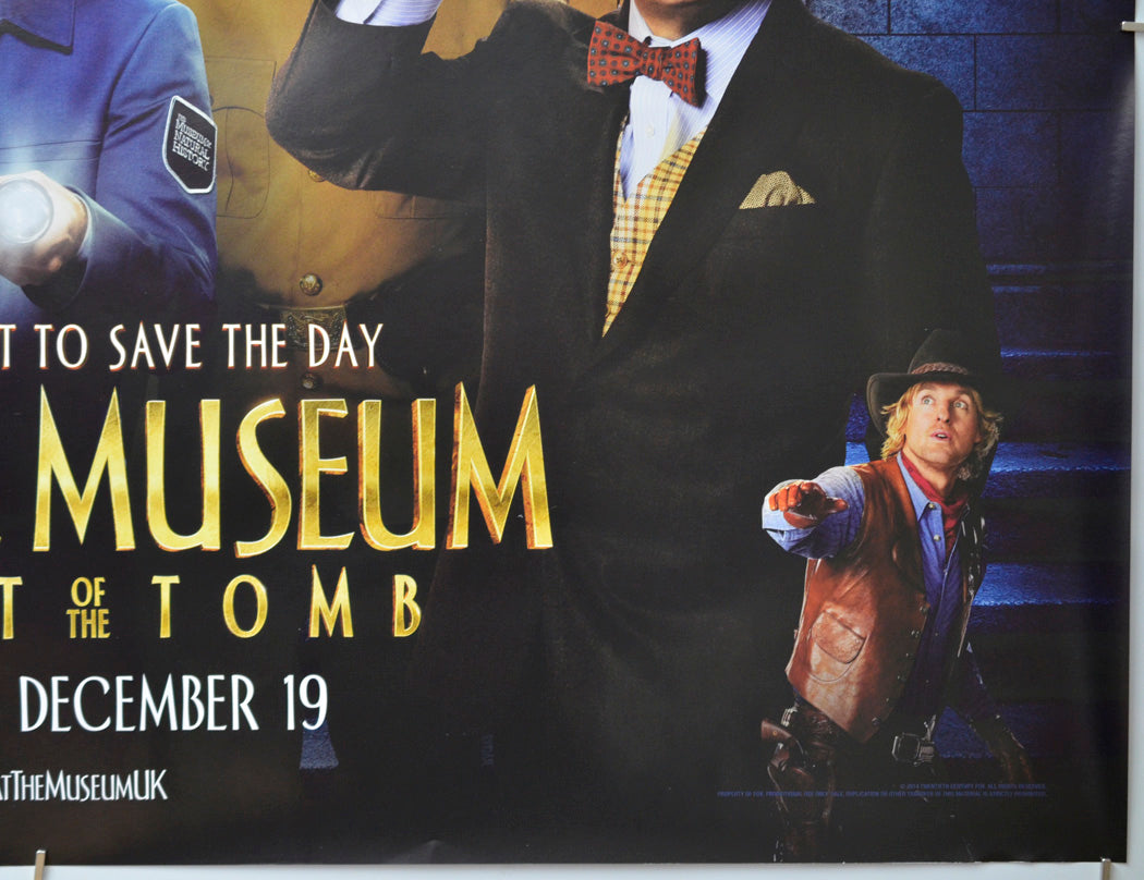 Night At The Museum: Secret Of The Tomb (Bottom Right) Cinema Quad Movie Poster 