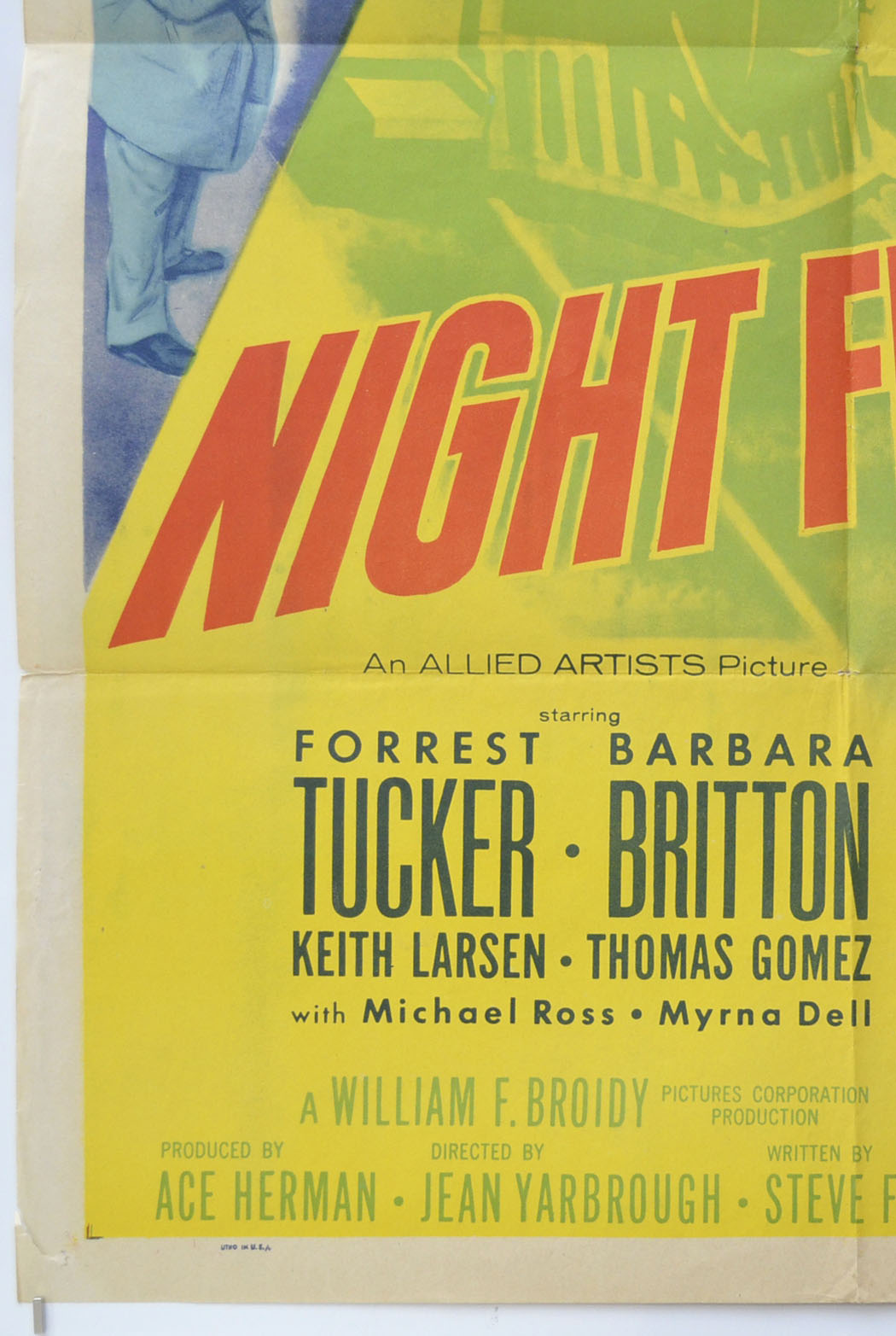 NIGHT FREIGHT (Bottom Left) Cinema One Sheet Movie Poster 