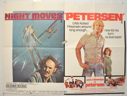 Night Moves / Petersen (Double Bill) Original Quad Poster - Film Poster - Movie Poster