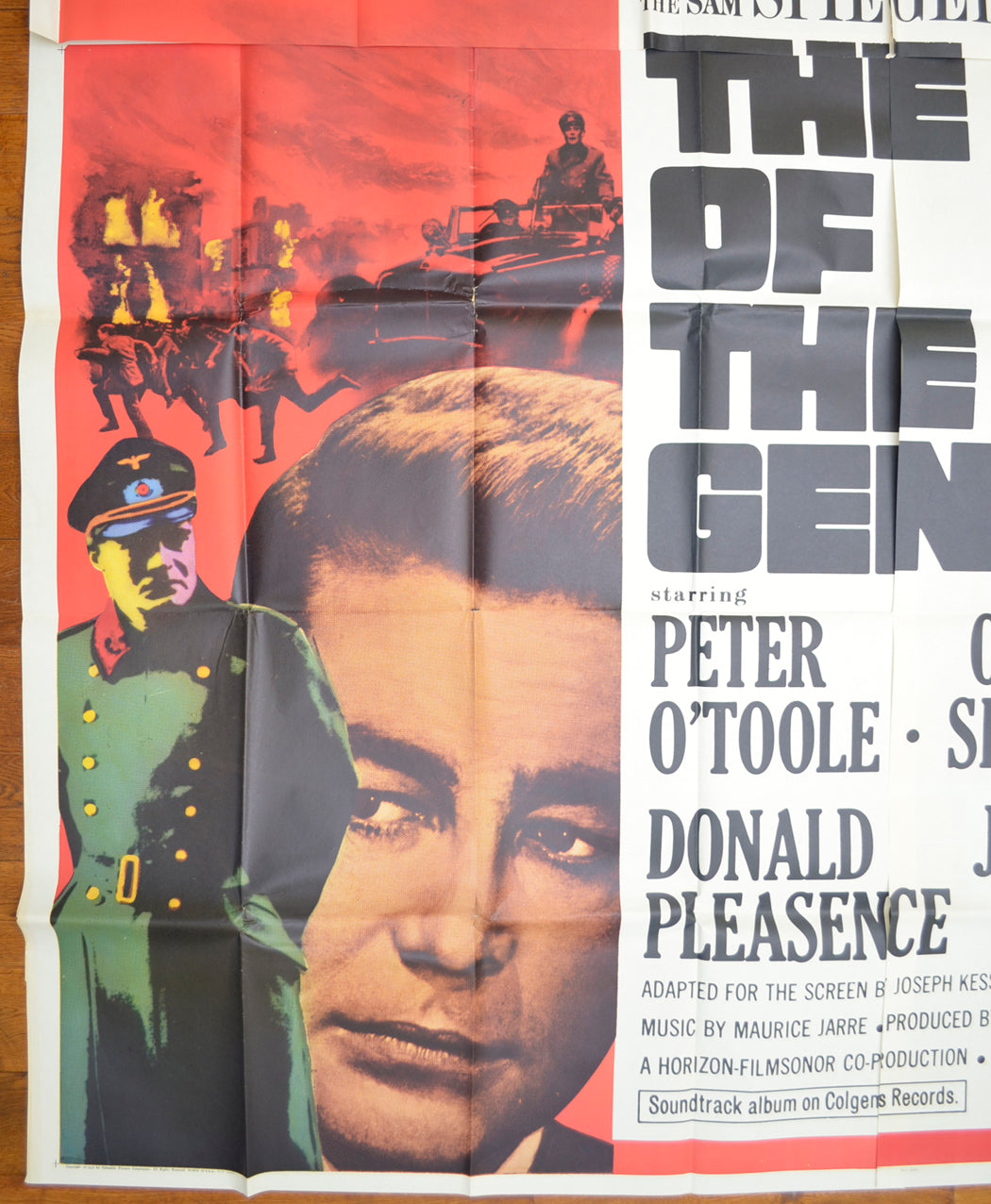 THE NIGHT OF THE GENERALS – 6 Sheet Poster – BOTTOM Left