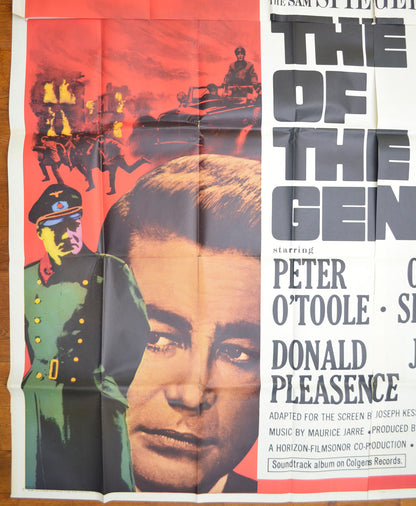 THE NIGHT OF THE GENERALS – 6 Sheet Poster – BOTTOM Left