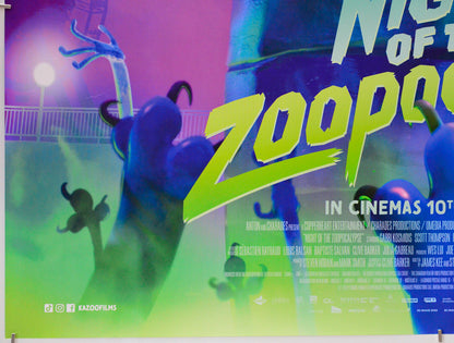 Night of the Zoopocalypse (Bottom Left) Cinema Quad Movie Poster 