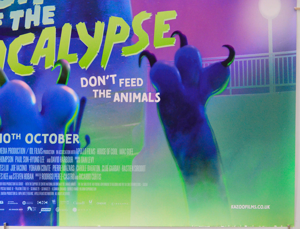 Night of the Zoopocalypse (Bottom Right) Cinema Quad Movie Poster 
