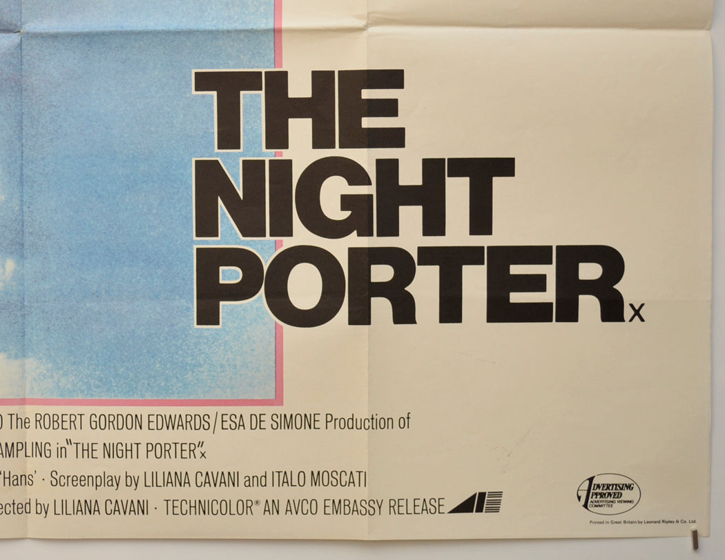 THE NIGHT PORTER (Bottom Right) Cinema Quad Movie Poster 