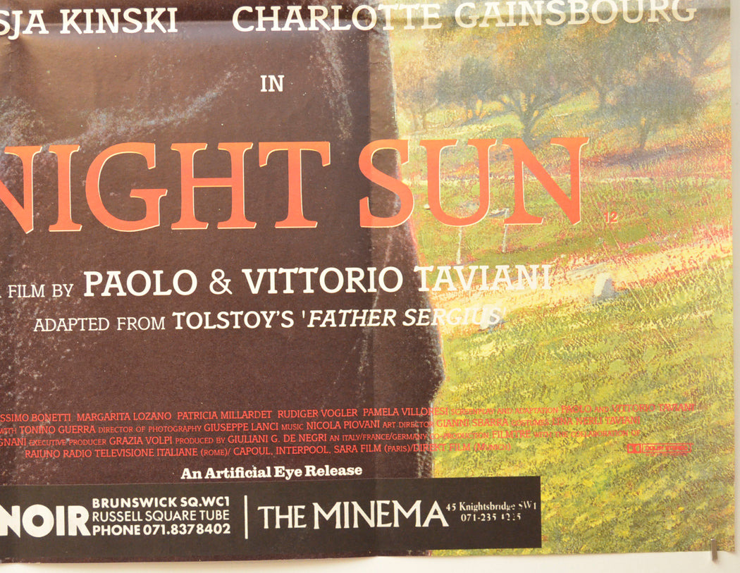 NIGHT SUN (Bottom Right) Cinema Quad Movie Poster 