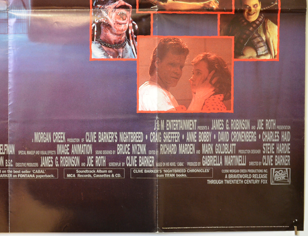 NIGHTBREED (Bottom Right) Cinema Quad Movie Poster 