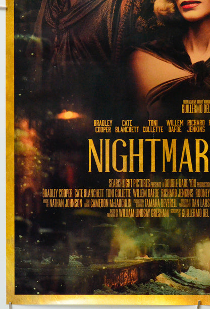 Nightmare Alley (Bottom Left) Cinema One Sheet Movie Poster 