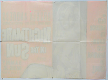 Nightmare In The Sun (Back) Cinema Quad Movie Poster 