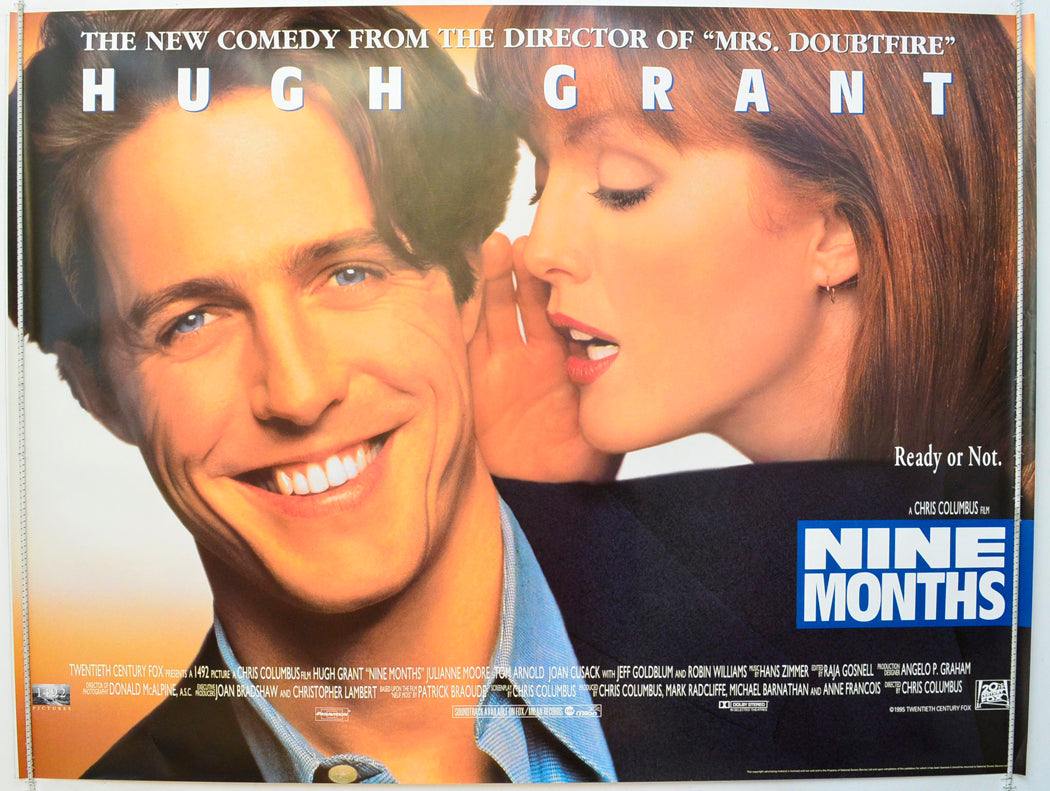 Nine Months  Original British Quad Poster - Film Poster - Movie Poster